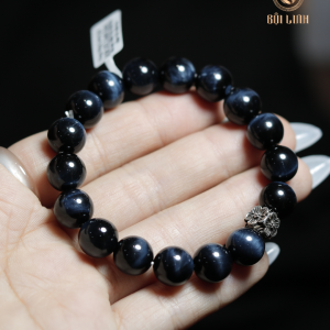 chuỗi đá mắt hổ xanh đen 1